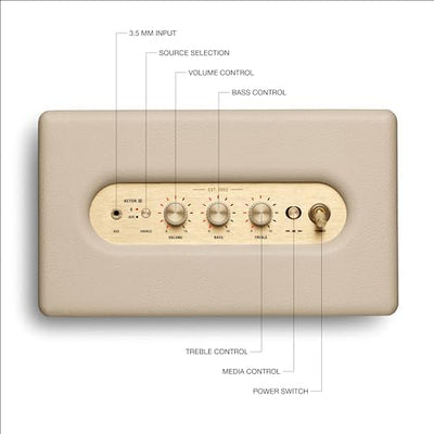 Marshall Acton III Bluetooth Home Speaker - Loud Stereo Sound with Bass and Treble Controls | Plug-in Powered product image 9