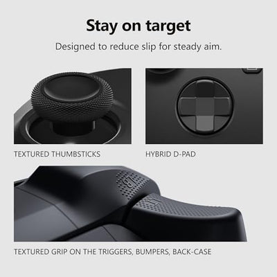 XBOX Wireless Gaming Controller + USB-C Cable | Carbon Black product image 17