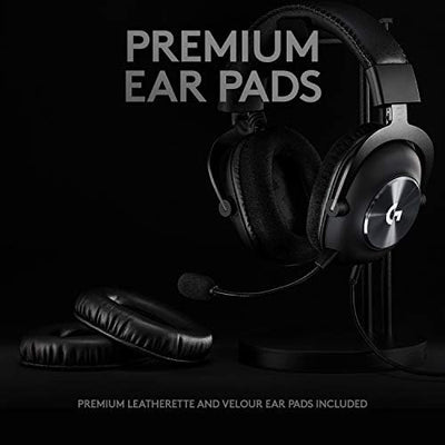 Logitech G Pro X Wired Gaming Headset: Blue VO!CE Detachable Boom Mic | Black product image 6