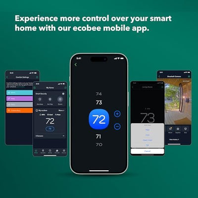 Ecobee Smart Thermostat Premium with Smart Sensor and Air Quality Monitor - Programmable Wifi Thermostat - Works product image 10