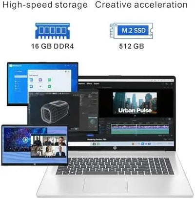 HP Latest 17 inch Business Laptop Computer - 2026 Edition - AMD Ryzen 5 CPU - 16GB RAM - 512GB SSD - 17.3" FHD product image 6