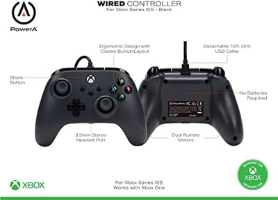 PowerA Wired Controller for Xbox Series X | Black product image 14