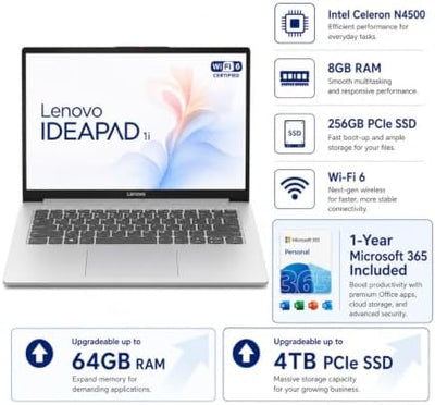 Lenovo IdeaPad Laptop with Microsoft 365 Office | 8GB RAM product image 3