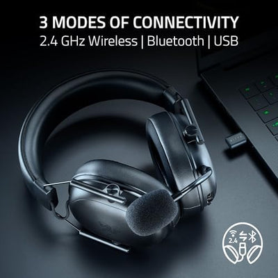 Razer BlackShark V3 X HyperSpeed Wireless Gaming Headset for PC: 50mm Drivers - Cardioid Mic - 2.4 GHz product image 14