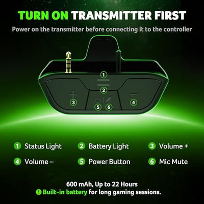 Acer Wireless Gaming Headset for Xbox Series X|S & Xbox One | Noise Cancelling | Black product image 12