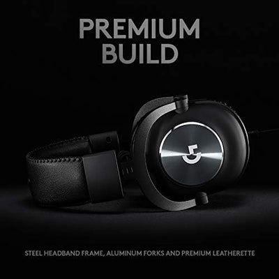 Logitech G Pro X Wired Gaming Headset: Blue VO!CE Detachable Boom Mic | Black product image 7