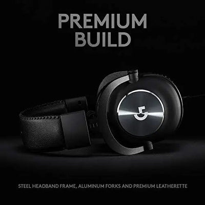 Logitech G Pro X Wired Gaming Headset: Blue VO!CE Detachable Boom Mic | Black product image 7