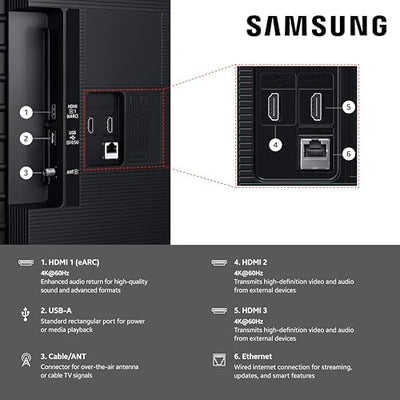 Samsung 58-Inch Class Crystal UHD U8000F 4K Smart TV (2025 Model) Endless Free Content | Smart TV product image 29