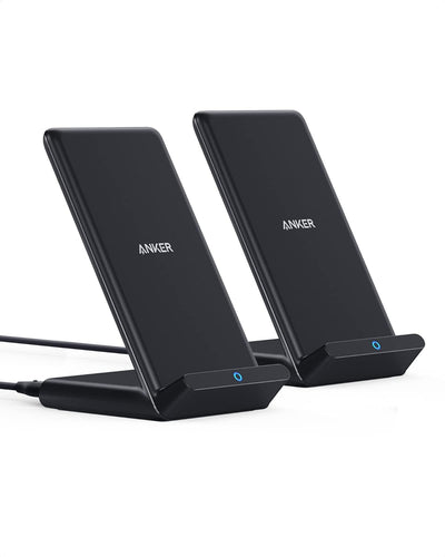 Anker 313 Wireless Charger (Stand) | 10W | 2 Pack | Black product image 1