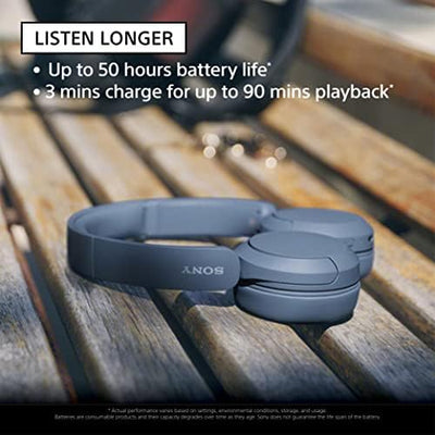 Sony WH-CH520 Wireless Headphones Bluetooth On-Ear Headset with Microphone and up to 50 Hours Battery Life with product image 10