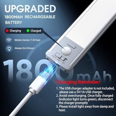 MCGOR 10inch Under Cabinet Lighting | 2 Pack | Wireless product image 10