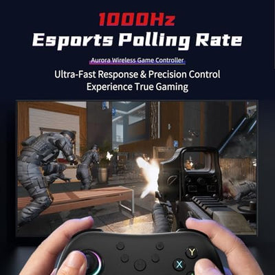 AceGamer Aurora II 2.4G Wireless Bluetooth Controller for PC/Android/Switch/iOS/Switch 2/Steam Deck with Rotary product image 10