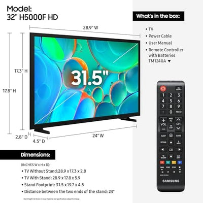 Samsung 32-Inch Class HD H5000F Smart TV (2025 Model) HDR | Smart TV product image 11