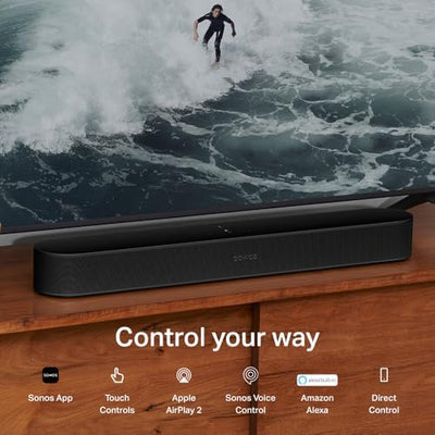Sonos Beam Gen 2 - Black - Soundbar with Dolby Atmos | Bluetooth product image 12