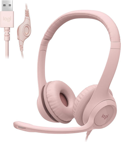 Logitech H390 Wired Headset for PC/Laptop | Noise Cancelling | Black product image 3