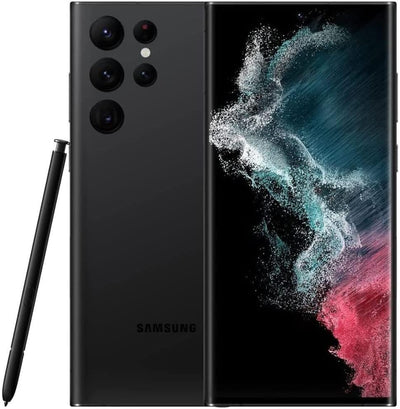 Samsung Galaxy S22 Ultra | Unlocked Smartphone | 128GB | Black | Renewed product image 1