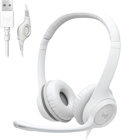 Logitech H390 Wired Headset for PC/Laptop | Noise Cancelling | Black product image 4