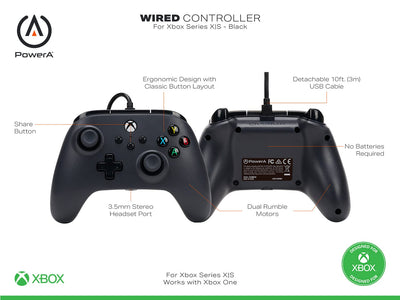 PowerA Wired Controller for Xbox Series X | Black product image 10