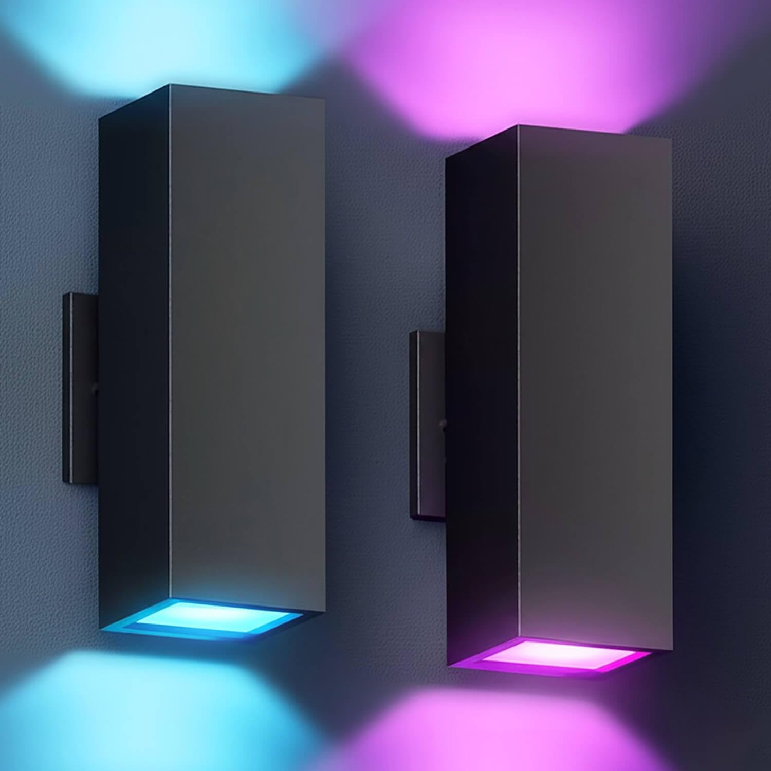 KIZON Modern Smart Porch Lights RGBCW | 2 Pack product image 4