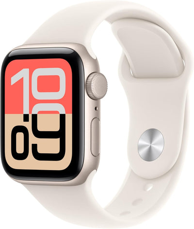 Apple Watch SE 3 [GPS 40mm] Smartwatch with Midnight Aluminum Case with Midnight Sport Band - S/M. Fitness and product image 1