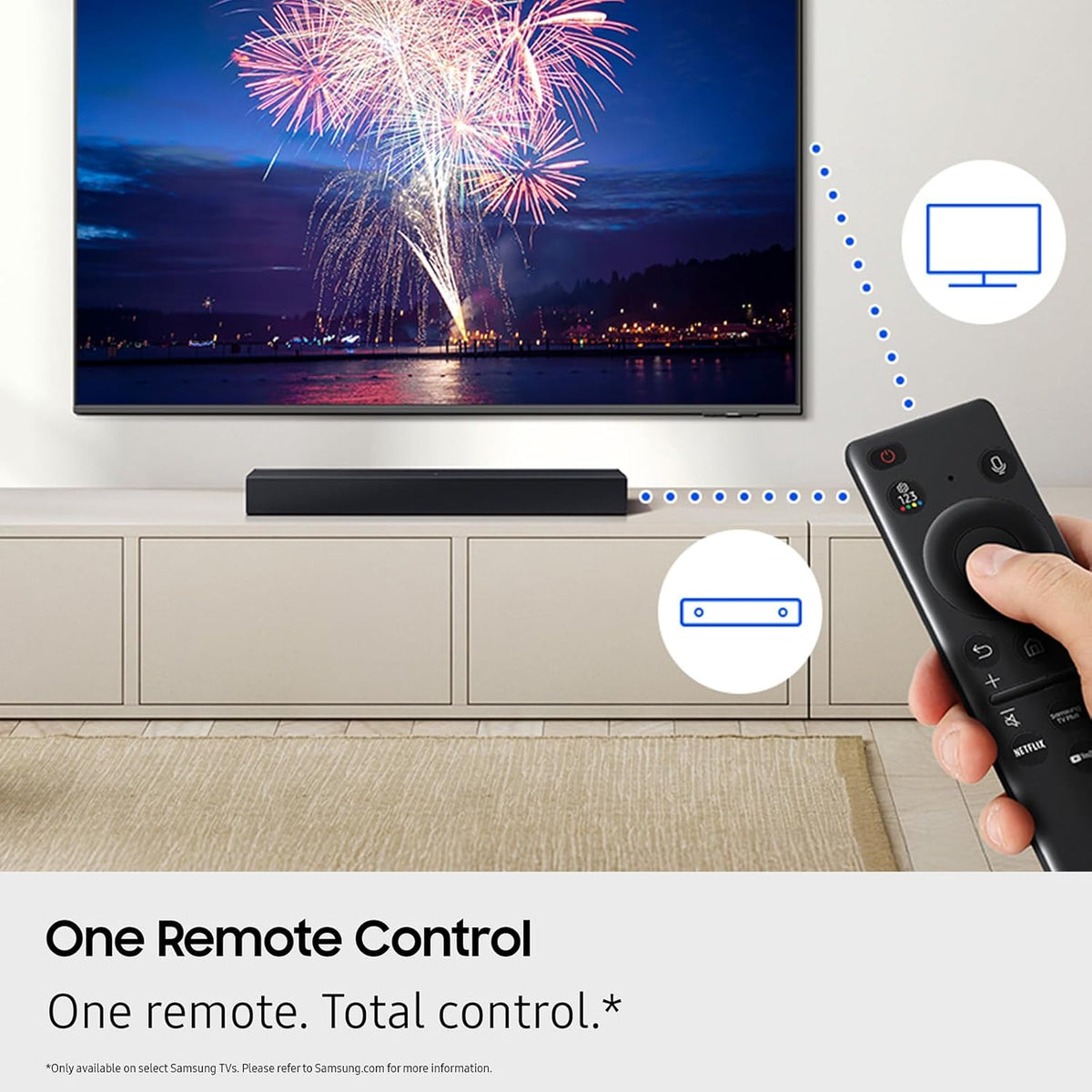 Samsung B-Series Soundbar HW B400F 2.0 ch Soundbar with Built in Subwoofer (2025 Model) One Remote Control product image 11