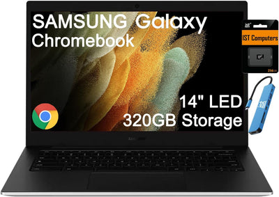 Samsung 14" Galaxy Chromebook Go Laptop PC Computer | 4GB RAM | Silver product image 3