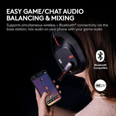 Logitech G Astro A50 Multi-Platform Wireless Gaming Headset + Base Station for PS5/Xbox/PC: PLAYSYNC Audio Switcher product image 7
