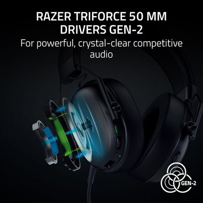 Razer BlackShark V3 X HyperSpeed Wireless Gaming Headset for PC: 50mm Drivers - Cardioid Mic - 2.4 GHz product image 7