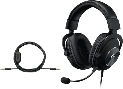 Logitech G Pro X Wired Gaming Headset: Blue VO!CE Detachable Boom Mic | Black product image 2