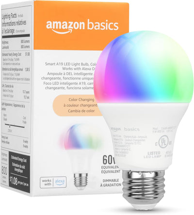 Amazon Basics Smart A19 LED Light Bulb | 9W | 60W | 800LM product image 3