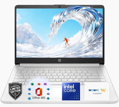 HP Ultrabook Laptop with Copilot AI - 2026 Edition - Latest Intel 4-Core N150 CPU - 4GB RAM - 128GB SSD + 1TB product image 1