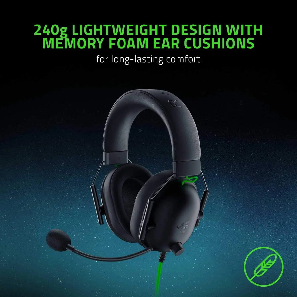 Razer BlackShark V2 X Gaming Headset: 7.1 Surround Sound - 50mm Drivers - Memory Foam Cushion - For PC product image 16