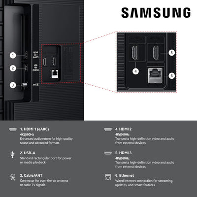 Samsung 58-Inch Class Crystal UHD U8000F 4K Smart TV (2025 Model) Endless Free Content | Smart TV product image 25